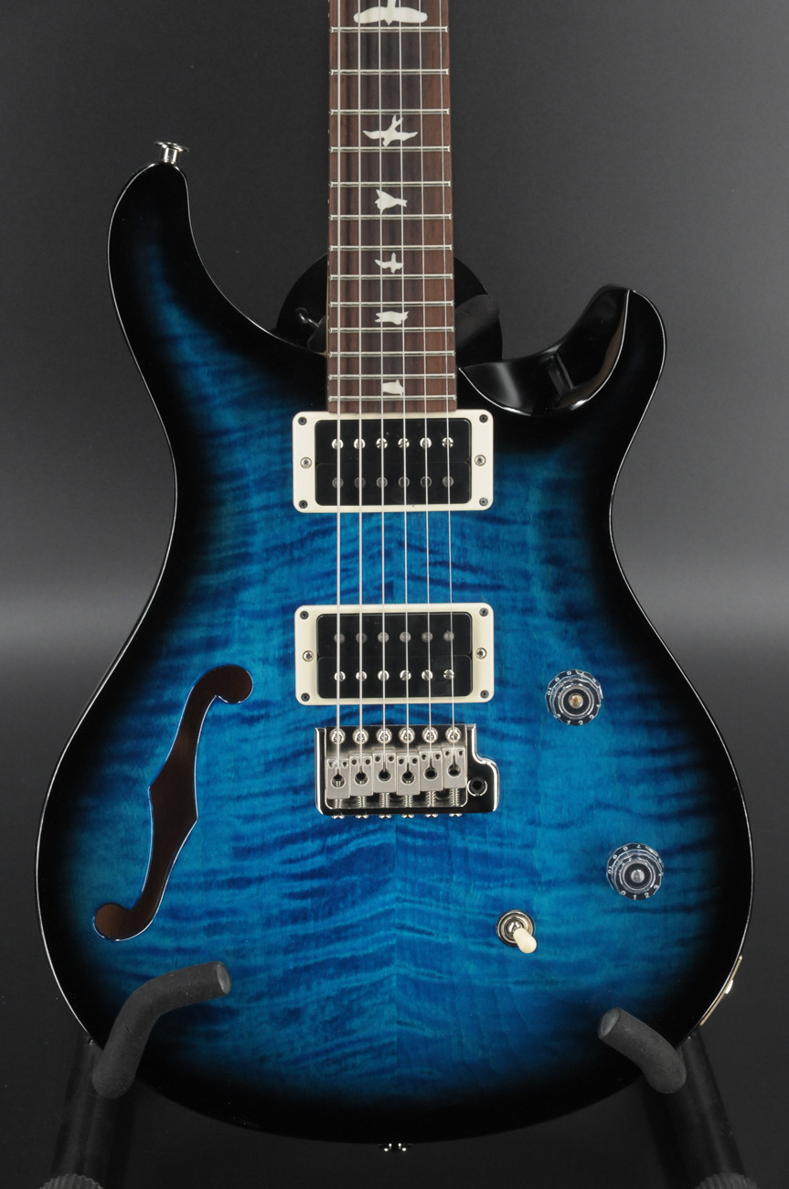 Paul Reed Smith CE 24 Semi-Hollow Custom Color - Cobalt Blue Wrap Burst #2447