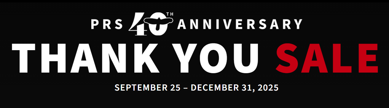 PRS "THANK YOU" Sale