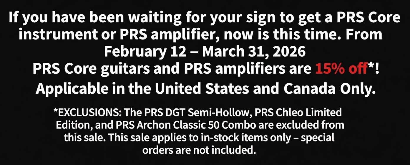 PRS: PLUG IN & PLAY SALE