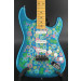 USED Fender 2003 Blue Flower Stratocaster - Made in Japan w/ SKB Hardshell Case #7061