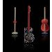  Verso Art Piece Trio - Cosmo, Two Stringed Stick Guitar with Pickup, Sculpture  