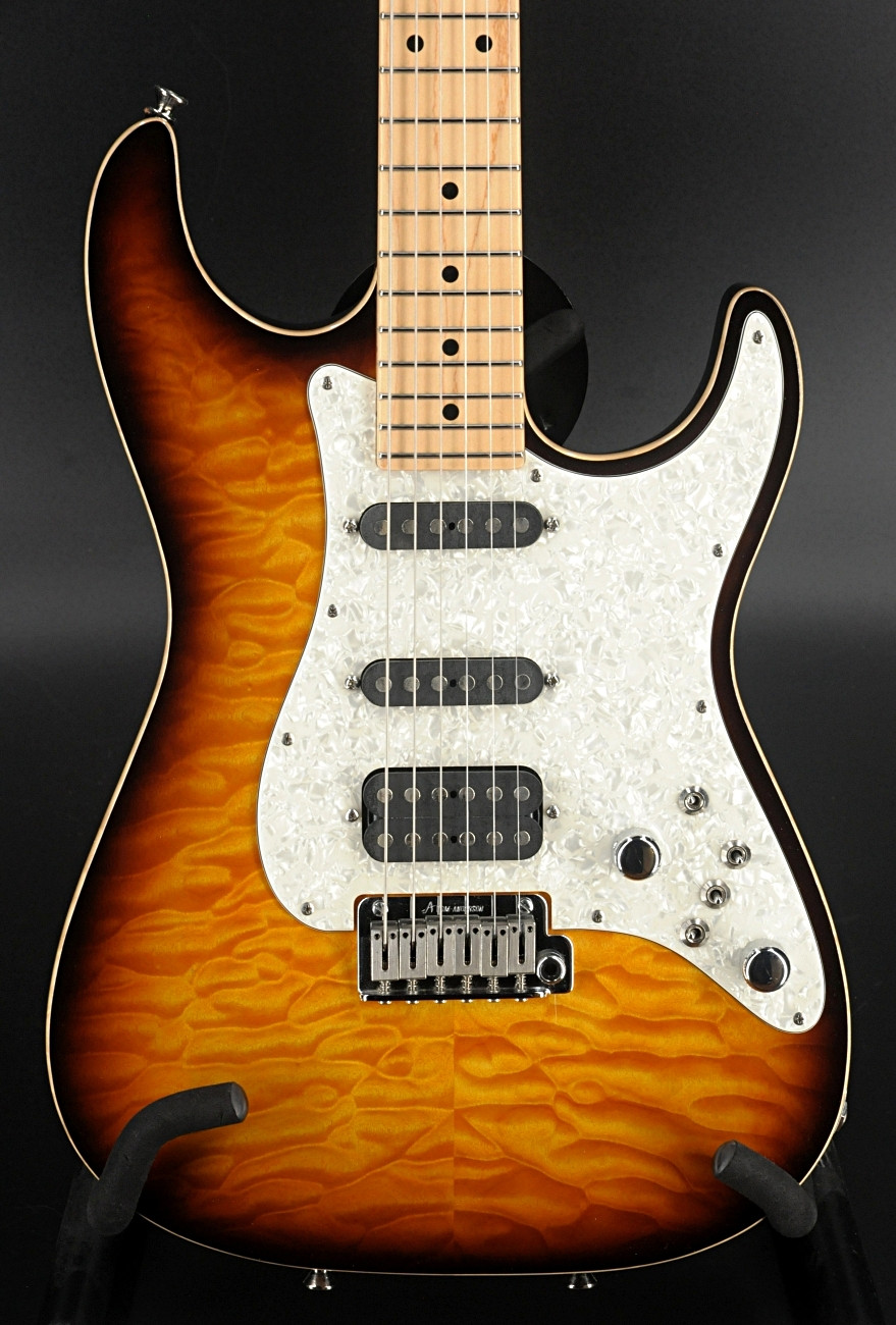 USED Tom Anderson Hollow Drop Top Classic Quilt Maple Desert Sunset #0110