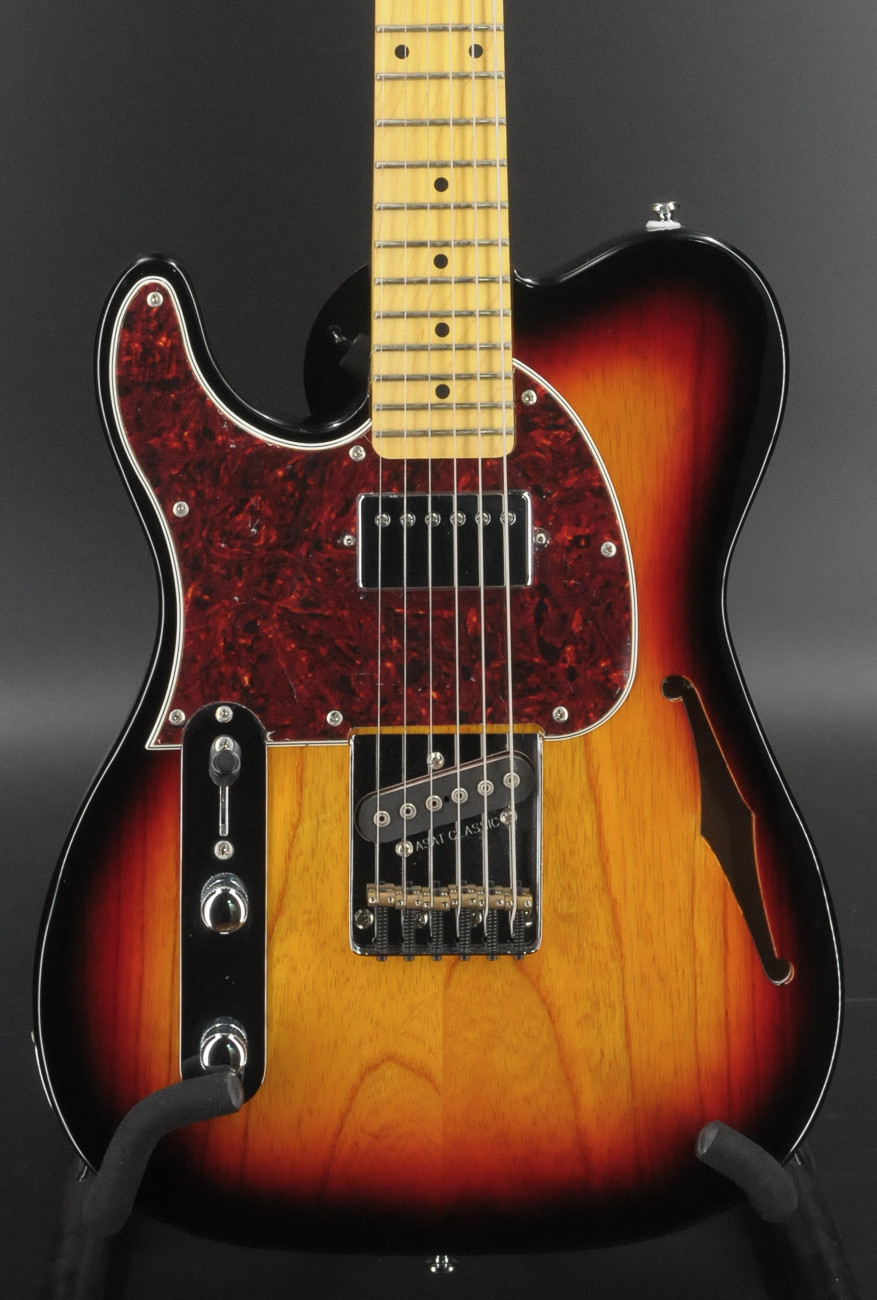 G&L Tribute ASAT Classic Bluesboy LEFTY Sunburst #6437