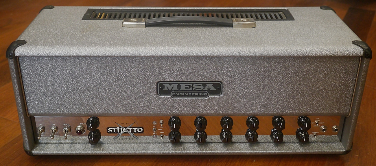 Mesa/Boogie Stiletto Head – Custom Silver Bronco Tolex