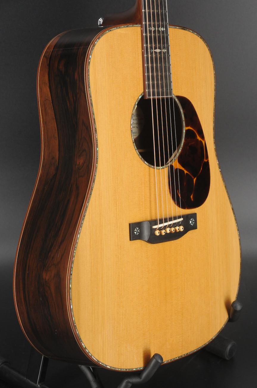 USED Bourgeois Custom D Large Soundhole Dreadnought - Brazilian Rosewood/Adirondack Spruce - NAMM 2016  #7426
