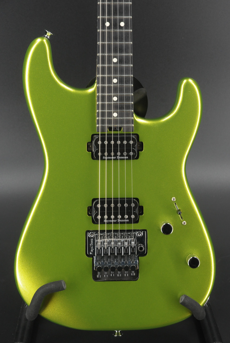 USED Charvel Pro-Mod San Dimas Style 1 HH FR E Lime Green Metallic