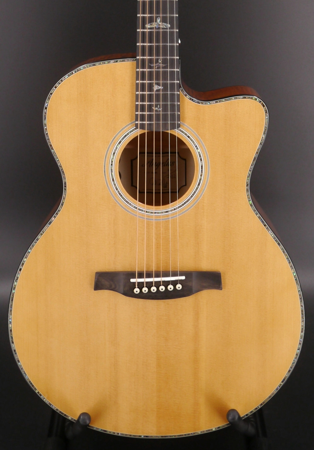 Paul Reed Smith SE Angelus A50E Natural W/ Black Gold Burst Acoustic/Electric #7075