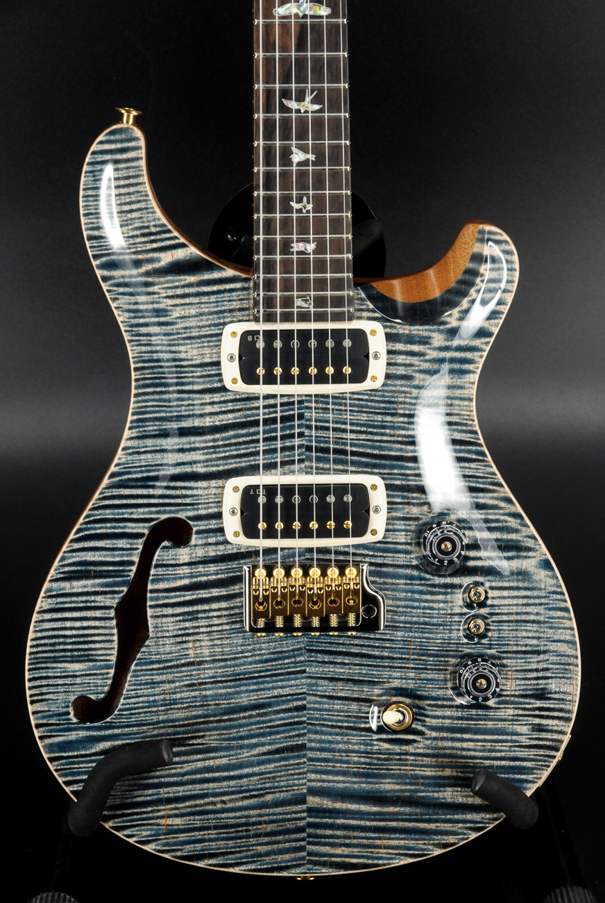 Paul Reed Smith 40th Anniversary Custom 24-08 Semi-Hollow Limited Edition - Faded Whale Blue #0668