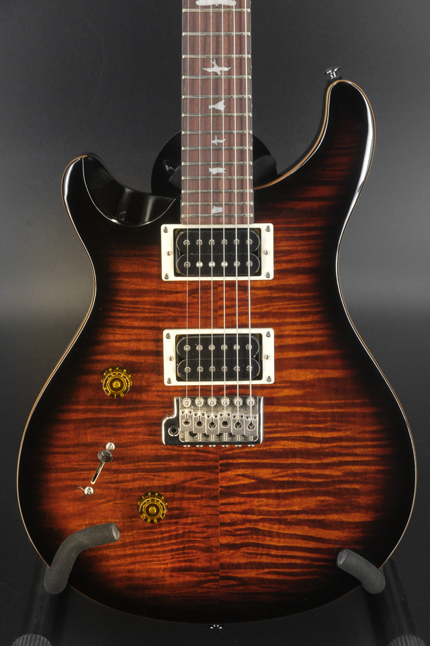 Paul Reed Smith SE Custom 24 "Lefty" - Black Gold Burst #7212