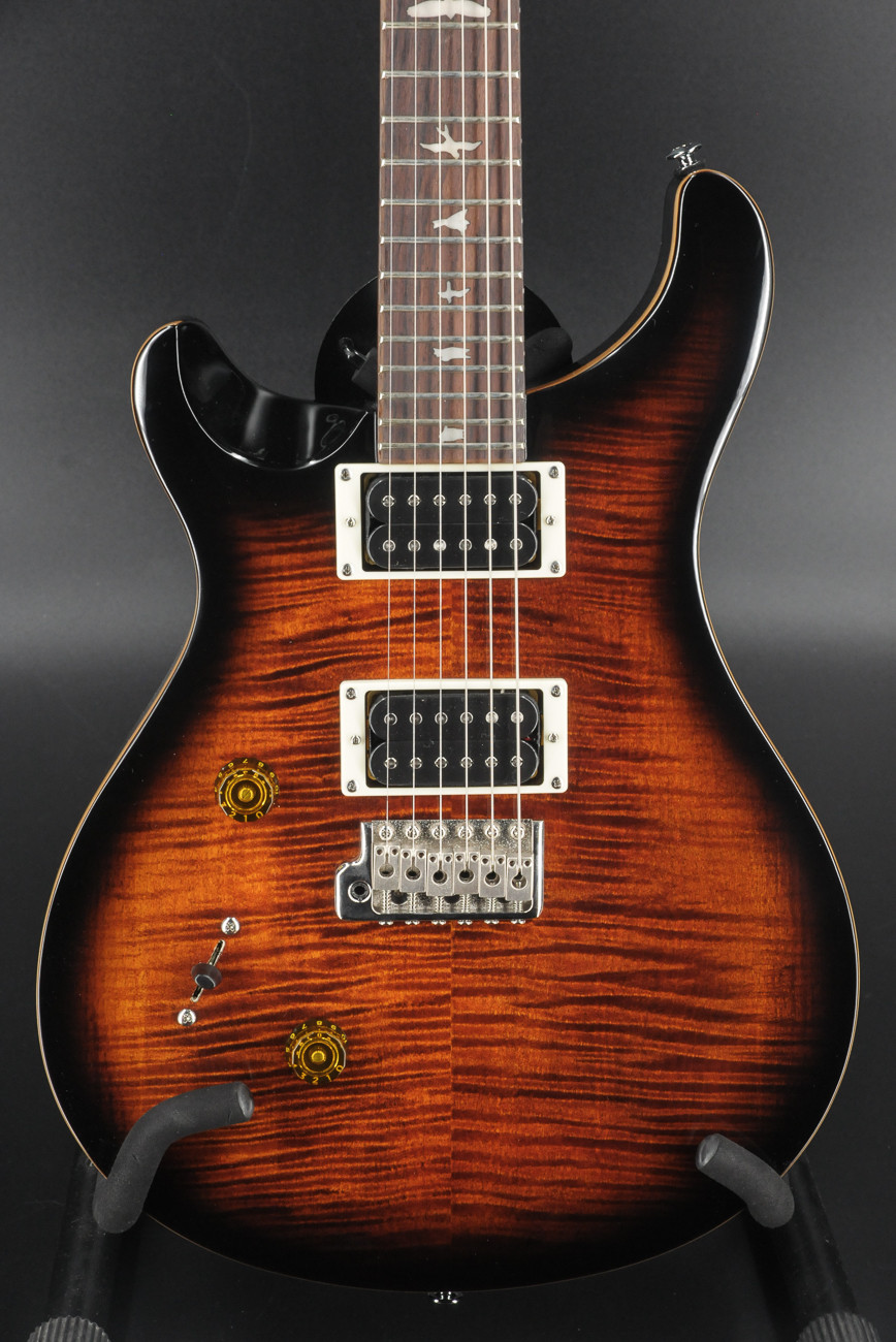 Paul Reed Smith SE Custom 24 "Lefty" - Black Gold Burst #9471