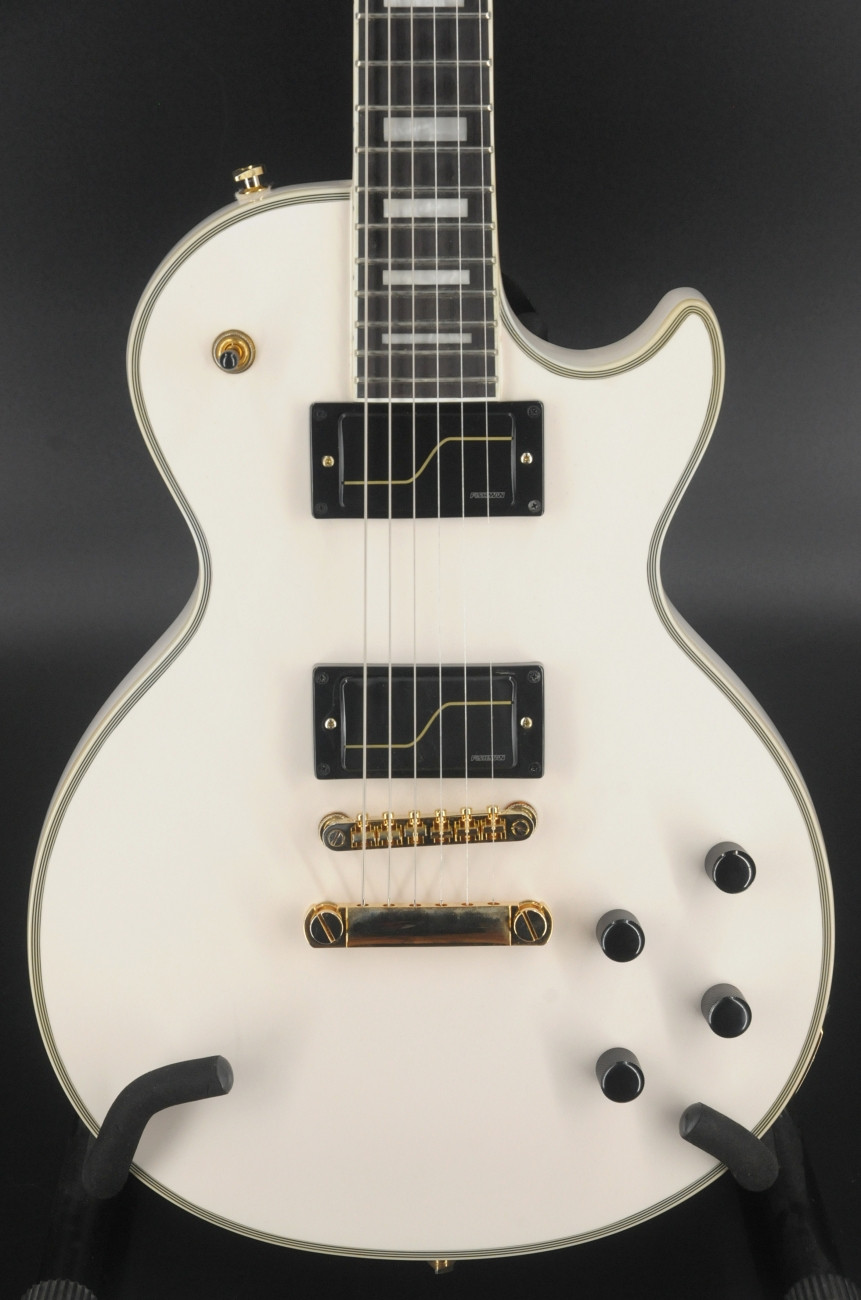 USED Epiphone 2021 Matt Heafy Les Paul Custom Origins - Bone White w/ Case #9306