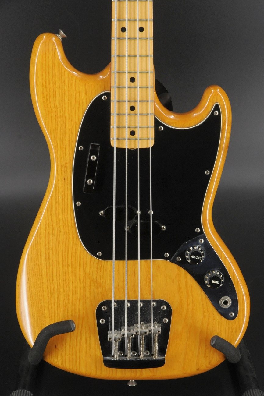 USED Fender Mustang Bass 1978 Maple Fretboard Natural