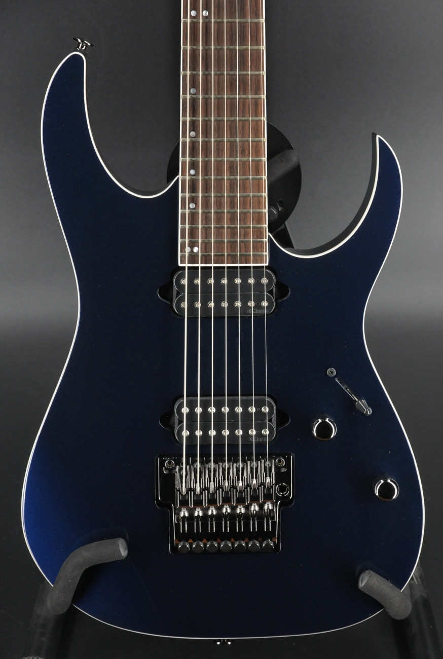 Ibanez RG2027RXL Prestige 7-String - Made-In-Japan - Dark Tide Blue #3820