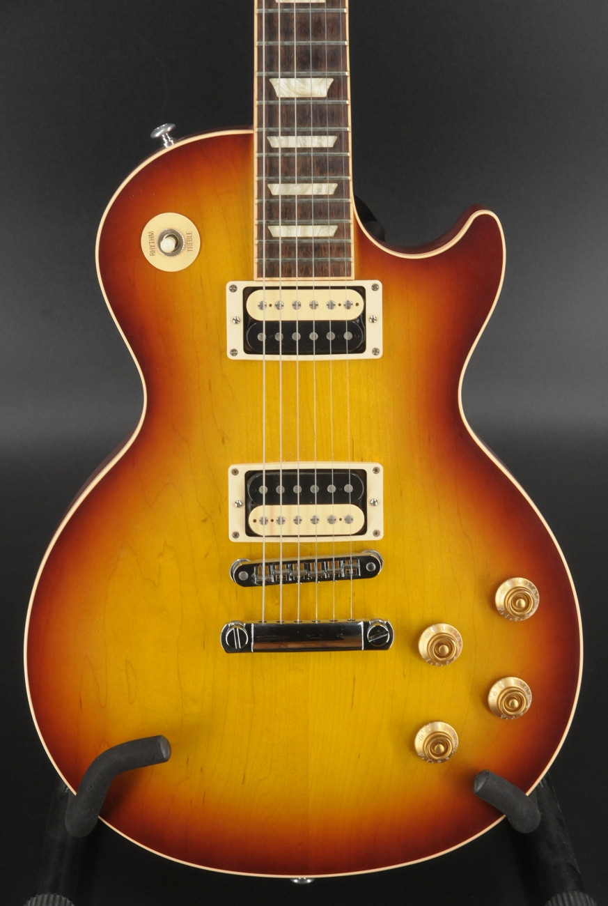 USED Gibson USA Les Paul Traditional Pro V Satin - 2011 - Iced Tea Sunburst #0436