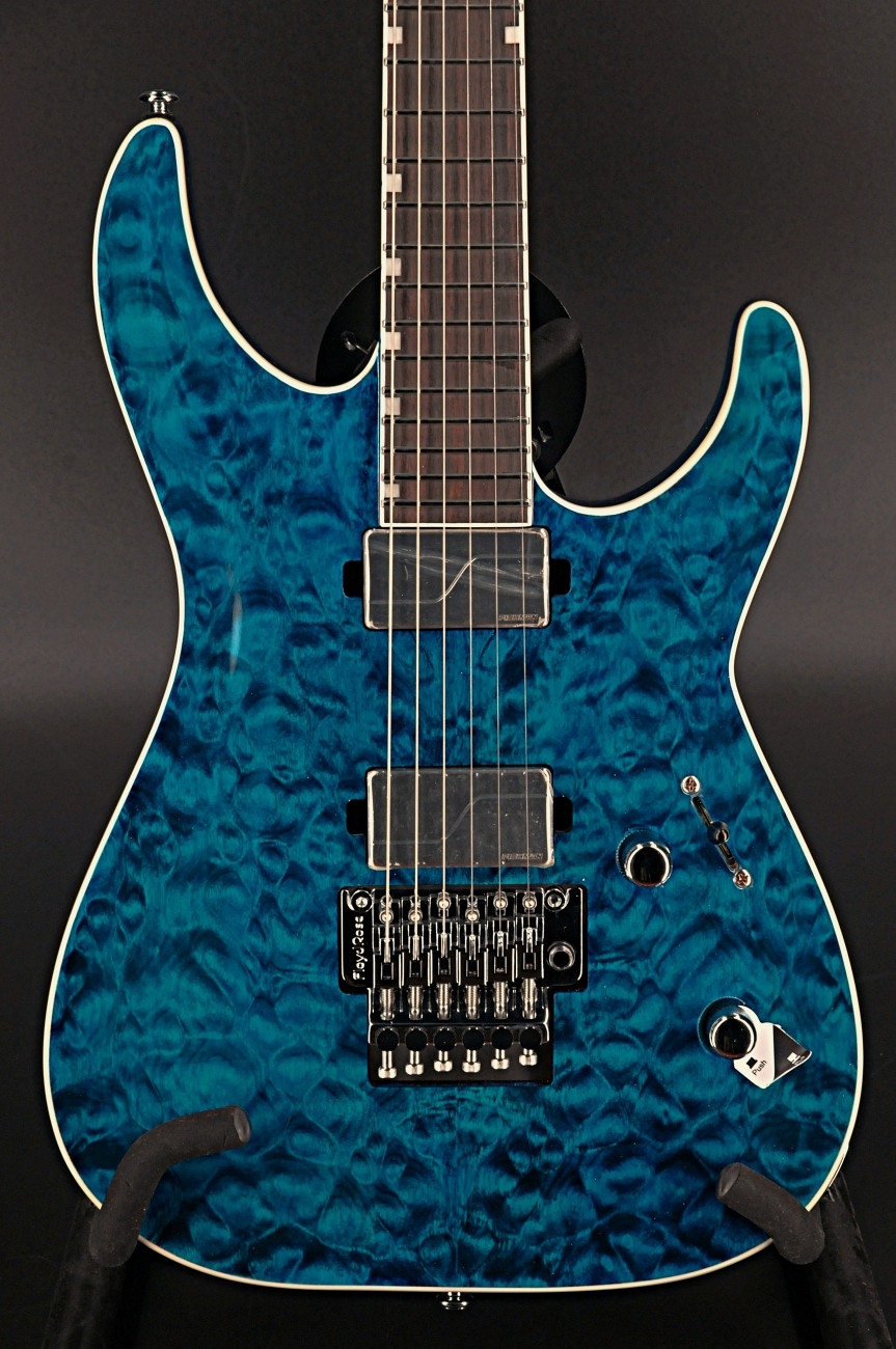LTD (ESP) MH-1000 QM - Black Ocean - Quilted Maple #2794