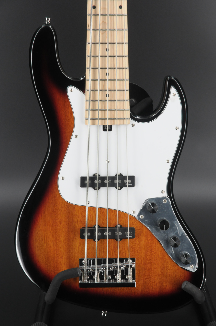 Sadowsky MetroExpress Vintage J/J Bass, Maple Fingerboard, 5-String - Tobacco Burst #9620