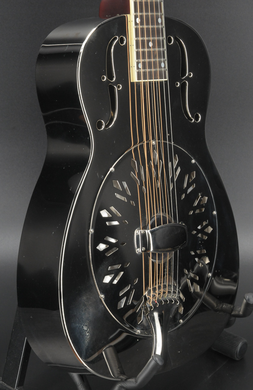 USED National Style "O" N-14 Resonator (2001) – Brass Body - German Silver Finish
