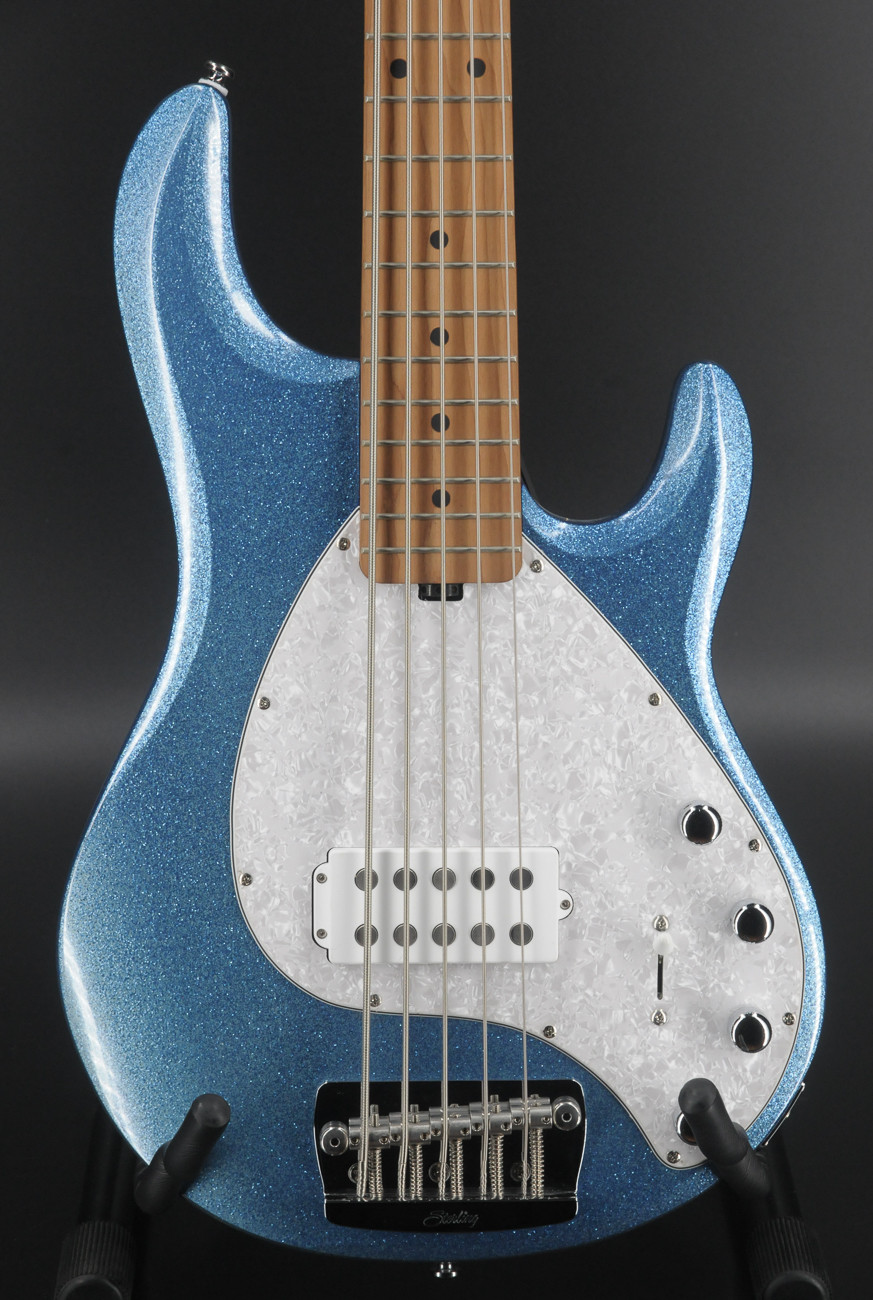 Ernie Ball Music Man Sterling Stingray Ray34 Blue Sparkle 9345
