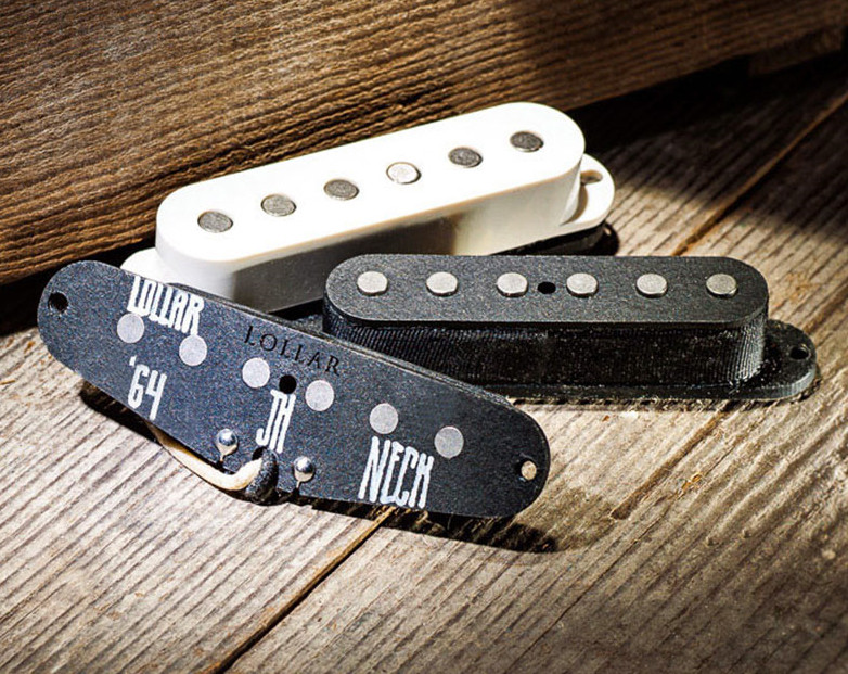 Lollar Sixty Four Strat Middle Pickup Flat Parchment Lollar Pickups Products