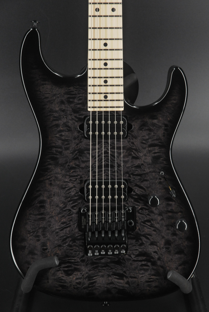 SUHR STANDARD THIN BURST Limited Edition - Quilted Maple - Trans Black #9539