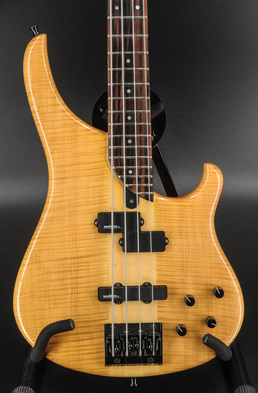Washburn Force Series B100 4-String Bass Stephen's Extended Cutaway - Japan 1990 - OHSC - Extremely Rare