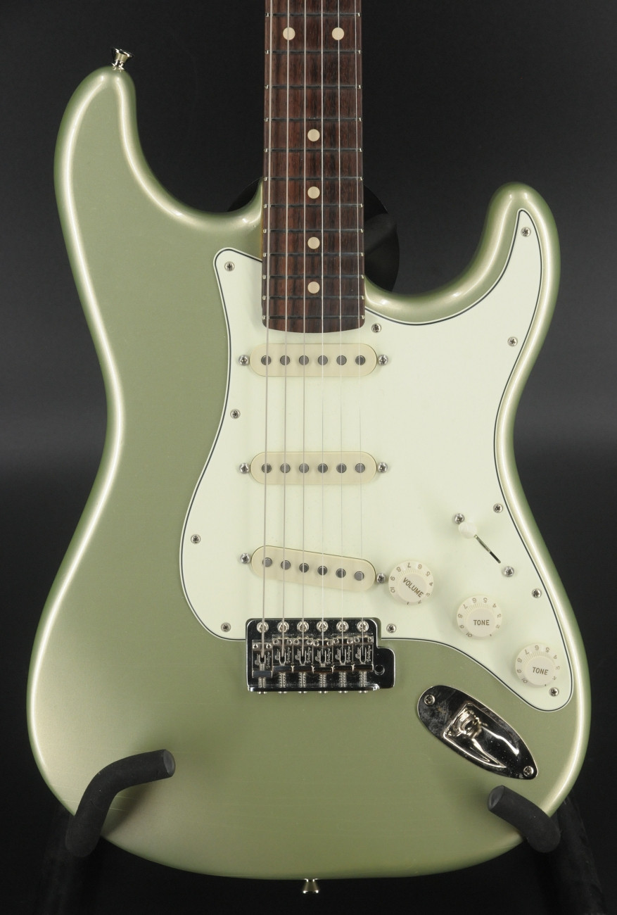 USED Xotic XSC-1 Lime Gold - Master Grade Roasted Flame Maple Neck #2163