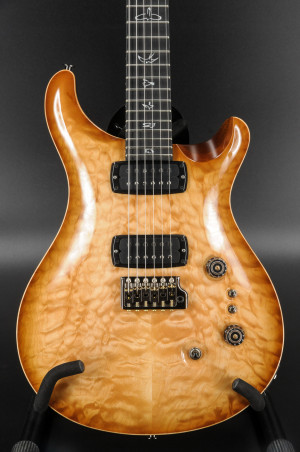 Paul Reed Smith Wood Library Custom 24-08 10-Top Quilt - Korina Back & Neck - Vintage Natural Smoked Burst #0340