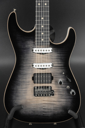 Tom Anderson Drop Top - Super Natural Black Burst w/ Binding #2225