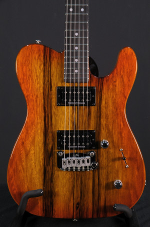 G&L ASAT Deluxe - Black Limba / Swamp Ash - Honeyburst #5499