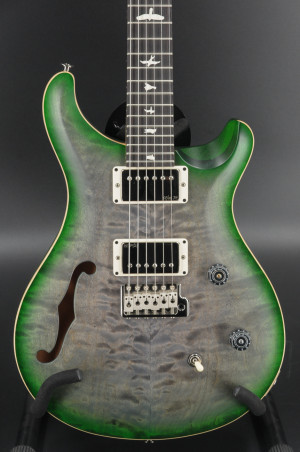 Paul Reed Smith CE 24 Semi-Hollow - Quilted - Faded Gray w/ Green Burst #6234