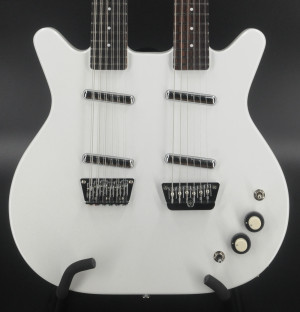 Danelectro 6-String/12-String Doubleneck - White Pearl #6828