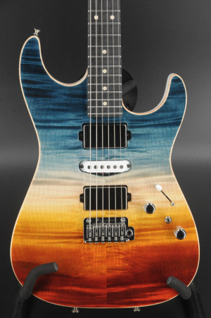 Tom Anderson Drop Top - Fire Sunset Double Wipeout w/ Binding #0925