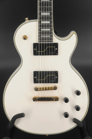 USED Epiphone 2021 Matt Heafy Les Paul Custom Origins - Bone White w/ Case