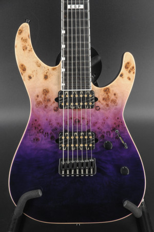 ESP E-II M-II 7 HT - 7-String - Purple Natural Fade #5243