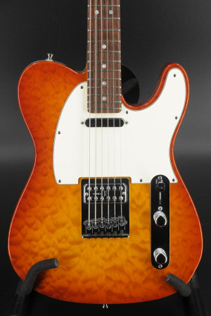 USED Fender Telecaster Bent-Top Custom Shop Limited Edition 2012 - Quilted Honey Burst #6647