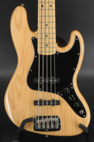 USED G&L USA JB-5 - 5-String Bass - Swamp Ash - Natural #6634