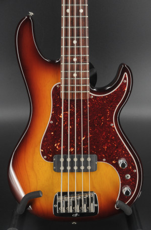 G&L USA Kiloton 5 String Bass - Old School Tobacco Sunburst - Chechen Fingerboard #5126