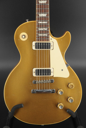 USED Gibson 1973 Les Paul Deluxe - Goldtop - OHSC #0035