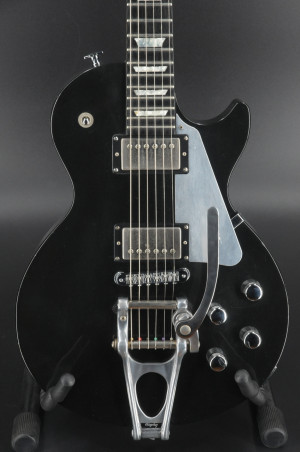 USED Gibson 1990 Les Paul Studio - Black-Ebony #0550
