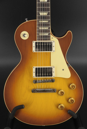 USED Gibson 2024 Custom Shop 1958 Les Paul R8 Standard Reissue VOS – Iced Tea Burst
