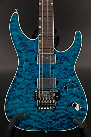 LTD (ESP) MH-1000 QM - Black Ocean - Quilted Maple #2794