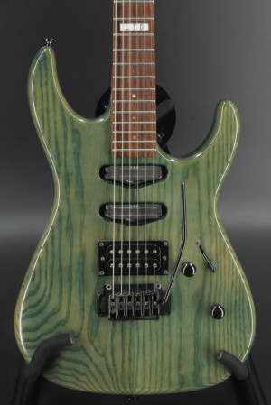 USED ESP LTD Mirage Swamp Ash, First Year LTD Japan Made Faded Emerald