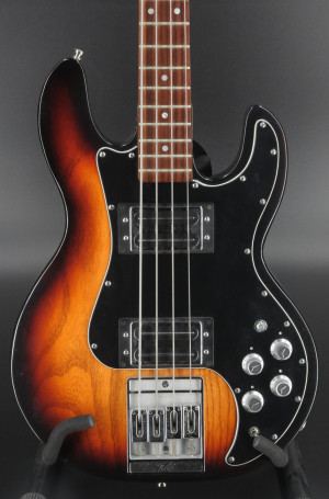 USED Peavey T-40 Bass - 1981 - Sunburst - Original "Chainsaw" Case