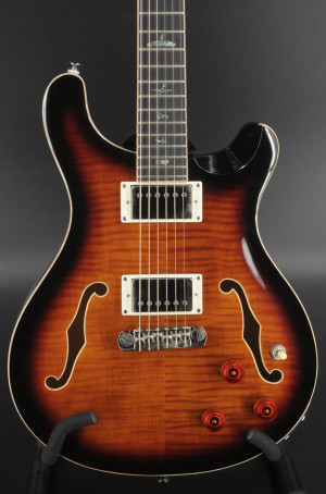 USED PRS SE Hollowbody II Piezo - Black Gold Burst