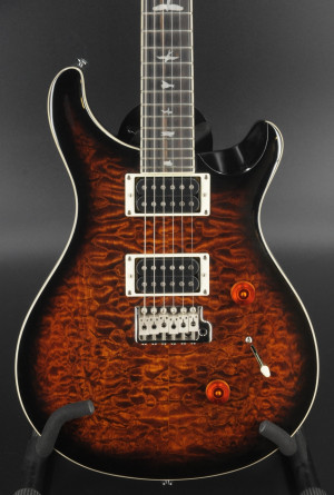 USED PRS SE Custom 24 Quilt - Black Gold Burst #9558