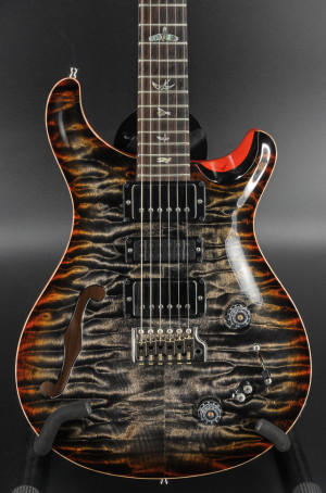 USED Paul Reed Smith 2020 Wood Library Special Semi-Hollow Quilted Maple - Burnt Maple Leaf #4714