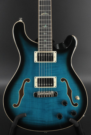 Paul Reed Smith SE Hollowbody II Piezo - Peacock Blue Burst #6670