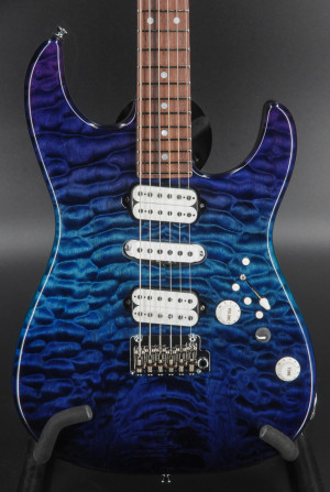 James Tyler Studio Elite HD - Quilted Maple - Roasted Maple Neck - Transparent Tuckerburst #5125