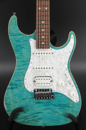 USED Suhr 2023 Standard Plus Bahama Blue Finish with Hardshell case