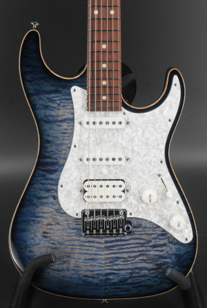 Suhr Standard Plus - Faded Trans Whale Blue Burst #6704